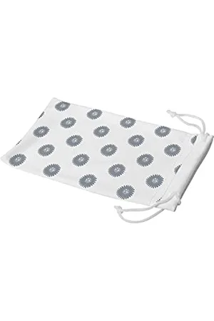 Bonamaison Digitally Printed Glasses Pouch, Sunglasses Pouch, 100% Cotton, Soft & Slim, Protective Glasses Case with Drawstring Closure, 1 Piece, 11x19 cm