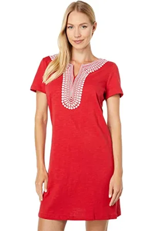 Tommy Hilfiger Short Sleeve Puff Print Dress, , Medium