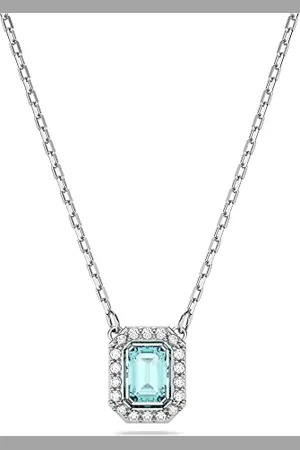 Swarovski Millenia Pendant Necklace, Mint Coloured Crystal in a Rhodium Plated Setting, from the Millenia Collection