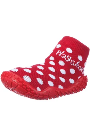 Playshoes Girls UV Protection Aqua Socks Dots Bathing Sandals 174803 Red 6 UK Child, 22 EU Regular