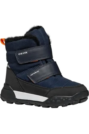 Geox J TREKKYUP BOY B ABX Snow Boot, Navy/Black, 10 UK Child