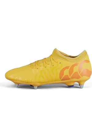 Canterbury Mens Speed Infinite Team Soft Ground Rugby Boots Yellow/Orange/Red 8 UK