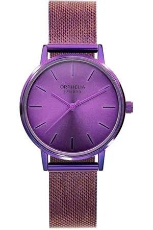 ORPHELIA Fashion Womens Analogue Watch Belt with Stainless Steel Mesh Band
