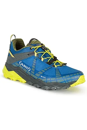 Aku Men Flyrock GTX Hiking Shoes, Blue Yellow Green, 47.5 EU