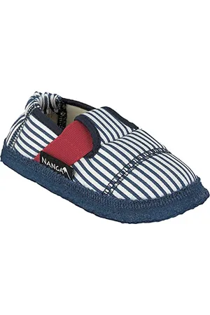 Nanga Sandburg Slippers Unisex-Child blue Bleu (Dunkelblau 32) Size: 25