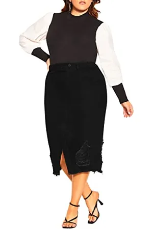 City Chic Womens Plus Size Star Crossed Skirt, , 20 Plus UK