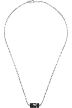 Emporio Armani Necklace for Men Essential, Length: 525mm, Width: 18mm Stainless Steel Necklace, EGS2919040