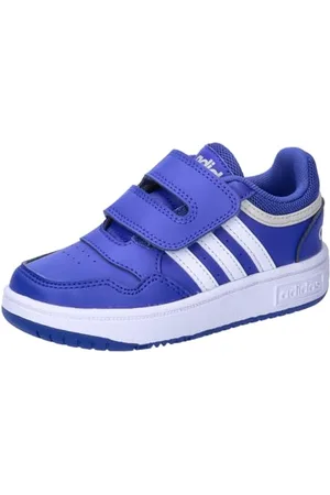 adidas Hoops Shoes, Royal Blue/Royal Blue/Cloud White, 7.5 UK