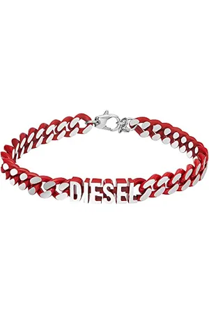 Diesel Bracelet for Men Steel, Length: 195MM+15MM, Width: 21.9MM, Height: 8MM Stainless Steel Bracelet, DX1415040