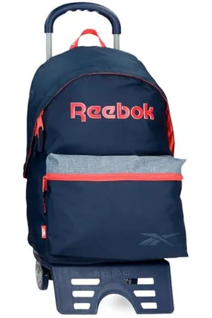 Reebok Lucia School Backpack with Trolley 31x44x17.5cm Polyester 23.87L by Joumma Bags, , School Backpack with Trolley