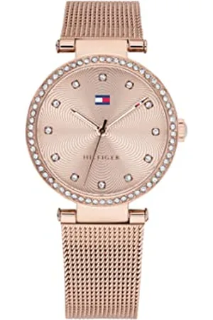 Tommy Hilfiger Analogue Quartz Watch for women with colored Stainless Steel mesh bracelet - 1782508