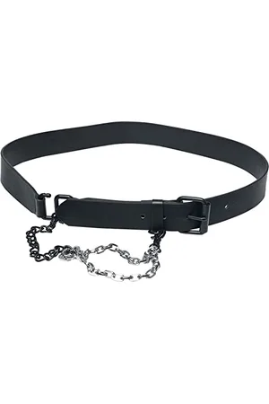 Urban classics Unisex_Adult Imitation Leather Belt with Metal Chain, , L/XL