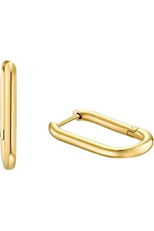 QS by s.Oliver Creoles Stainless Steel Ladies Ear Jewelry, 2.4 cm, , Comes in Jewelry Gift Box, 2033906