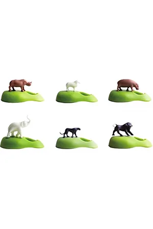 Qualy Wild Animal Glass Marker, Standard, Glass, Rhinestone
