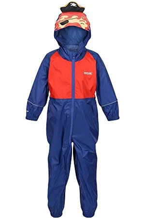 Regatta Charco Waterproof and Breathable Puddlesuit with Animal Face Hood