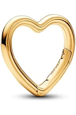 PANDORA ME Heart shaped gold plated connector