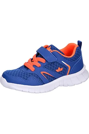 LICO Skip VS Sneaker, Blue/Orange, 10 UK Child