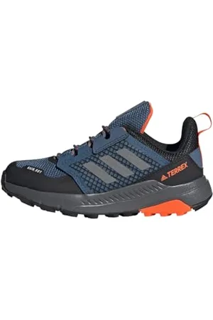 adidas Unisex Terrex Trailmaker RAIN.RDY Hiking Shoes, Wonder Steel/Grey/Impact Orange, 11 UK