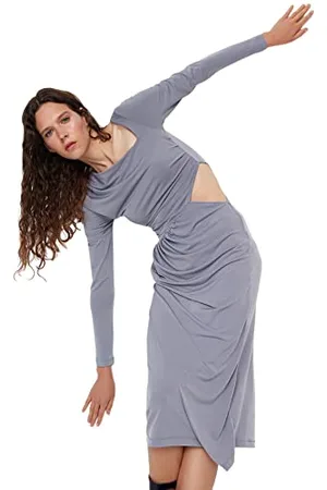Trendyol Women Midi Bodycon Slim fit Knit Dress