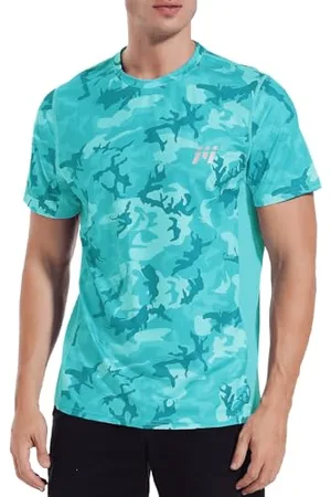 MEETWEE Men’s Rash Guard, Rash Vest UPF 50+ Short Sleeve T Shirt UV Sun Protection Top for Running Surfing Sports