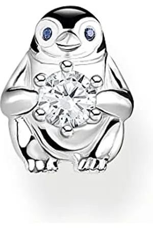 Thomas Sabo Penguin Single Stud Earring with White Stone