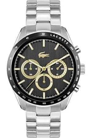 Lacoste Chronograph Quartz Watch BOSTON Collection for Men with Leather or Stainless Steel bracelet in Link or Mesh