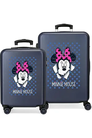 Disney Minnie Sunny Day Luggage Set 55/68 cm Rigid ABS Combination Lock 104 Litre 4 Double Wheels Hand Luggage