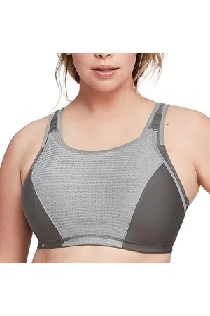 Glamorise Full Figure Plus Size Custom Control Wonderwire Sports Bra Underwire #9167