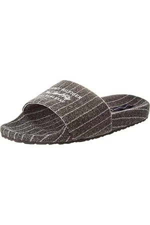 Tommy Hilfiger Warm Felt Hilfiger Pool Slide, Grey, 8
