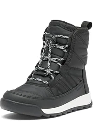sorel Unisex Kids Whitney 2 Plus Lace Wp Fashion Boot, Black Sea Salt 2024, 4 UK