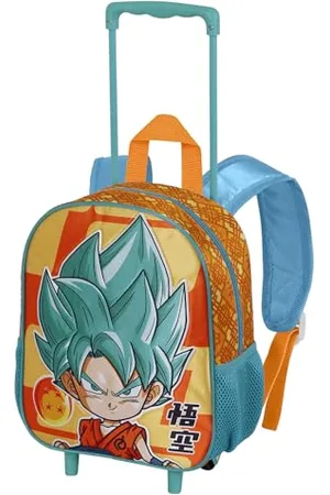 KARACTERMANIA Dragon Ball Super-Small Backpack with Wheels, , 26 x 34 cm, Capacity 12.5 L
