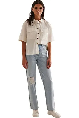 NA-KD Oversized pocket shirt, , EU 42