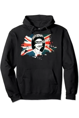 Sex Pistols Official Flag God Save The Queen Pullover Hoodie