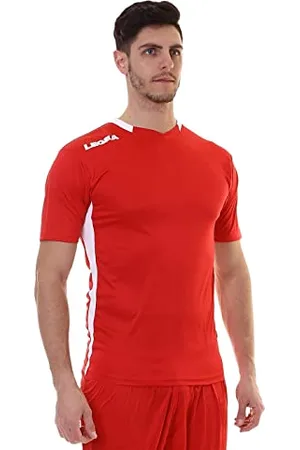 Legea Lea srl Monaco Jersey T-Shirt, red/White, M