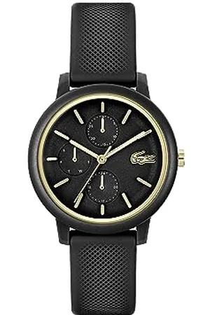 Lacoste Analogue Multifunction Quartz Watch for Women .12.12 Multi Collection with Silicone Bracelet - 2001327