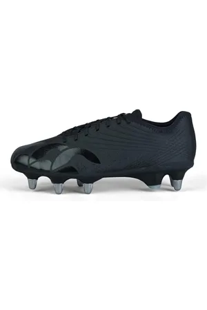 Canterbury Mens Stampede Groundbreak Pro Soft Ground Rugby Boots Black/Silver 8.5 (43)