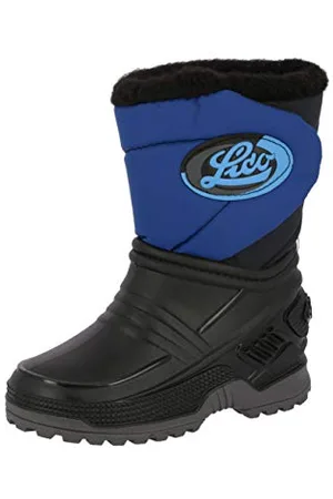 LICO Terra Wellington Boots, Black (Schwarz/Blau Schwarz/Blau), 8 UK Child