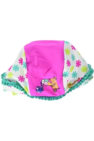 Playshoes Girls UV protection headscarf 461098, 586 - White/Pink, 53