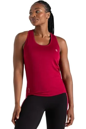 Dare 2B Womens Modernize II Lightweight Quick Dry Vest Top with Q-WIC Technology and Sustainable Materials, Reflective Detailing Perfect for Running, Walking & Fitness