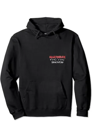 Iron Maiden Senjutsu Logo Eddie Face Circle Front Back Pullover Hoodie