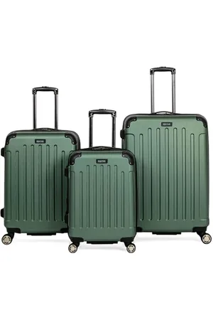 Kenneth Cole Renegade 3-Piece Lightweight Hardside Expandable 8-Wheel Spinner Travel Luggage Set: 20" Carry-on, 24", 28" Suitcases