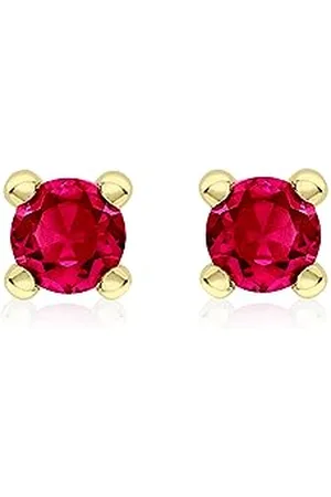 Amazon 9ct Gold July Birthstone Stud Earrings (previously Amazon Collection)