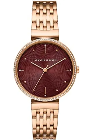 Armani Exchange Watch for Women, Three Hand Movement, 36 mm Stainless Steel Case with a Stainless Steel Strap, AX5912