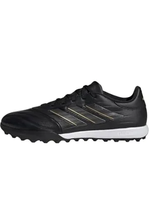 adidas Unisex COPA Pure II League Football Boots Turf, Core Black/Carbon/Gold Metallic, 12 UK