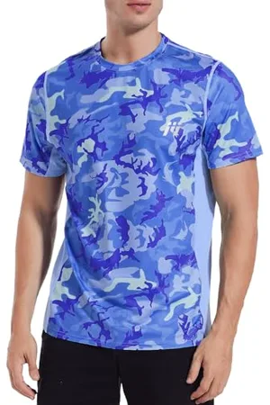 MEETWEE Men’s Rash Guard, Short Sleeve Rash Vest UPF 50+T Shirt UV Sun Protection Top for Running Surfing Sports