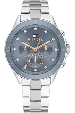 Tommy Hilfiger Analogue Multifunction Quartz Watch for Women with Stainless Steel Bracelets