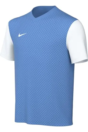 Nike Y NK DF Tiempo PREM II JSY SS T-Shirt, Blue-White, XL