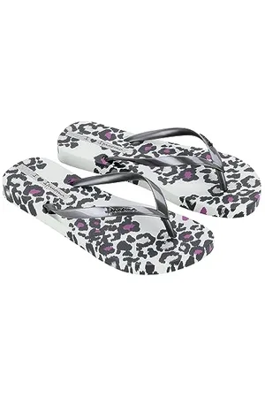 Ipanema ANIMALE Print III FEM Flip-Flop, Grey/Silver