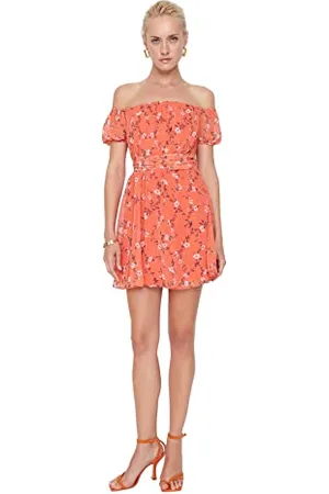 Trendyol Women Petite Mini Skater Regular Woven Dress