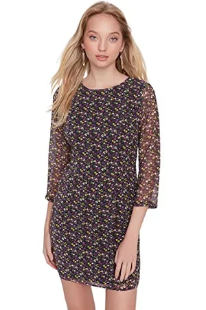 Trendyol FeMan Mini Shift Regular fit Woven Dress